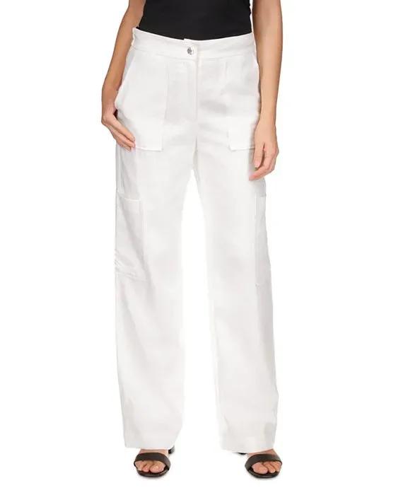 High Rise Cargo Pants