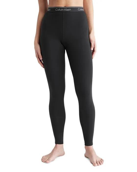 High Rise Logo Waistband Leggings