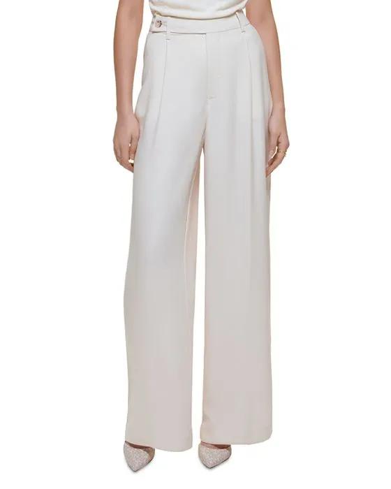 High Rise Wide Leg Pants