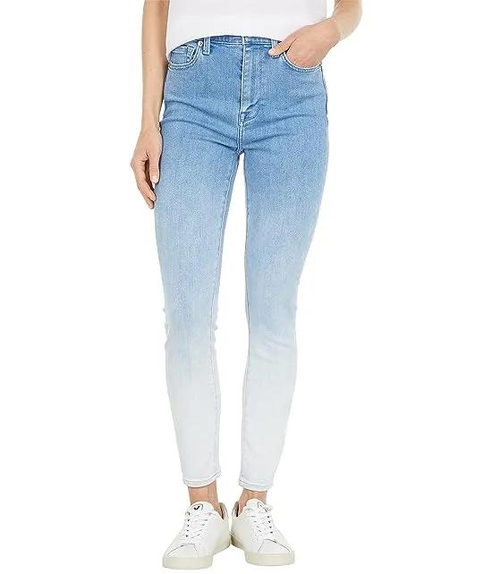 High-Waist Ankle Skinny in Ombre Sunny Stretch