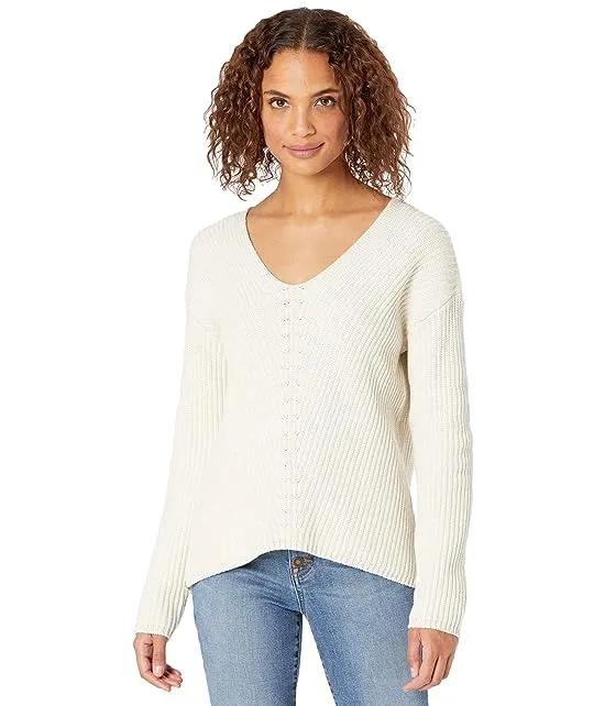 Highline Cotton V-Neck Sweater
