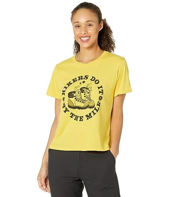 Hikers Do It by the Mile Boxy Tee