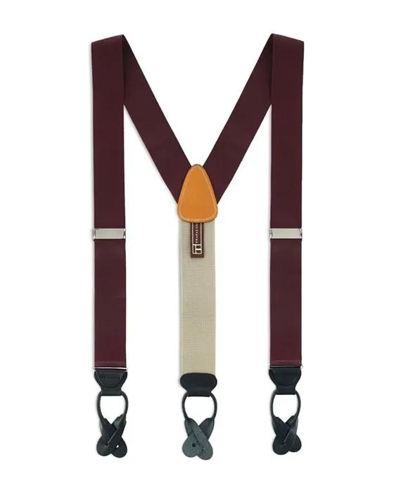 Hudson Nylon Button End Suspenders