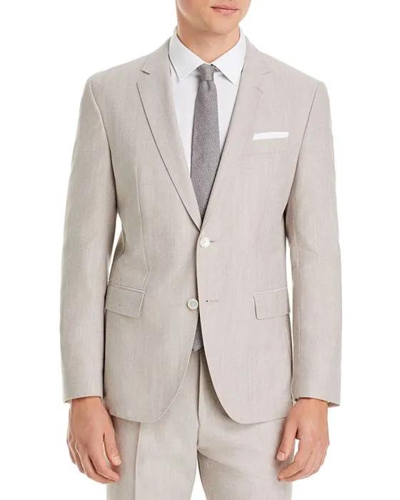Hutson Textured Solid Slim Fit Suit Jacket