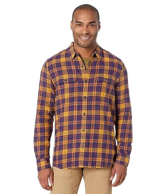 Indigo Flannel Long Sleeve Shirt