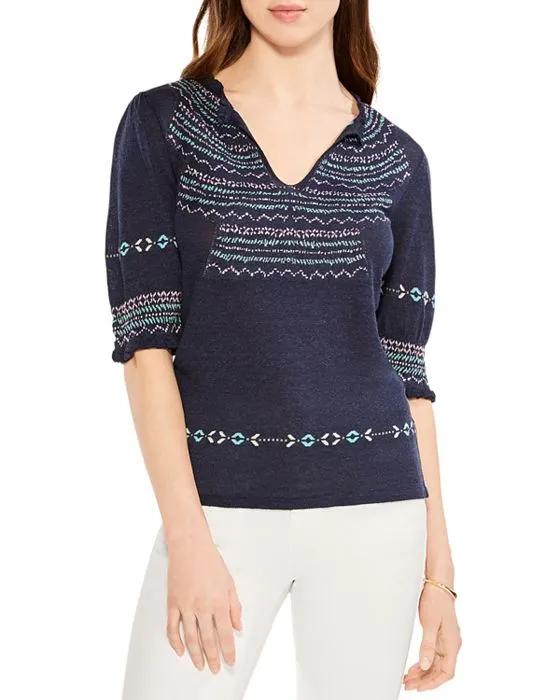 Intarsia Stitches Sweater