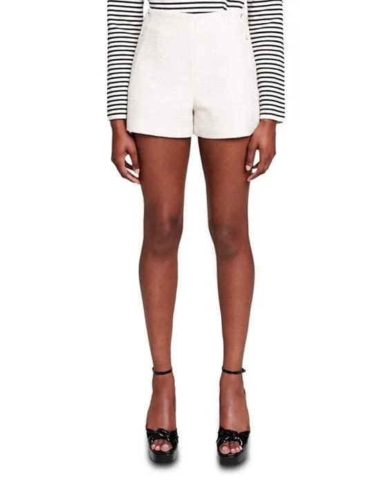 Ivileno Tweed Shorts