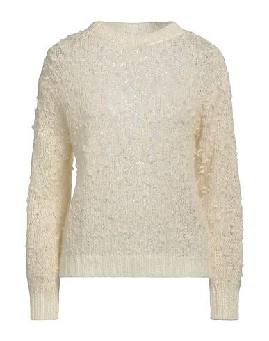 Ivory Boiled wool Sweater