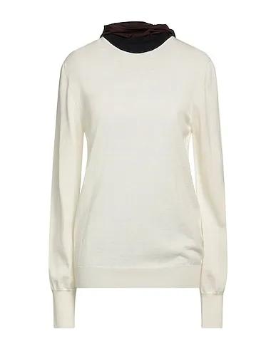 Ivory Boiled wool Sweater
