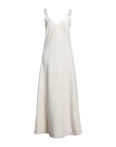 Ivory Bouclé Long dress