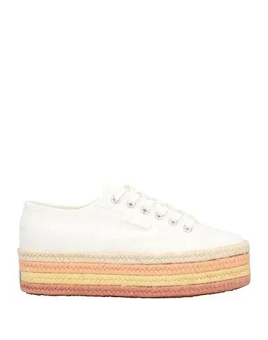 Ivory Canvas Espadrilles