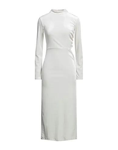Ivory Chenille Long dress