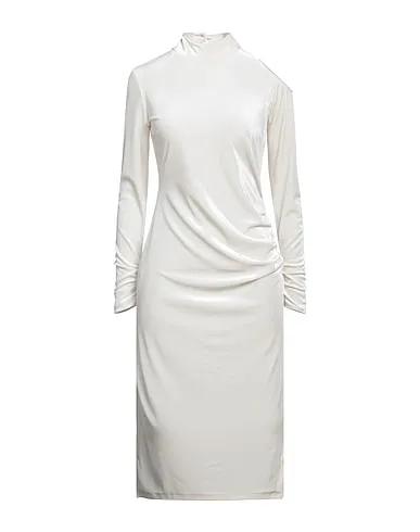 Ivory Chenille Midi dress