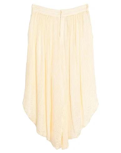 Ivory Chiffon Cropped pants & culottes