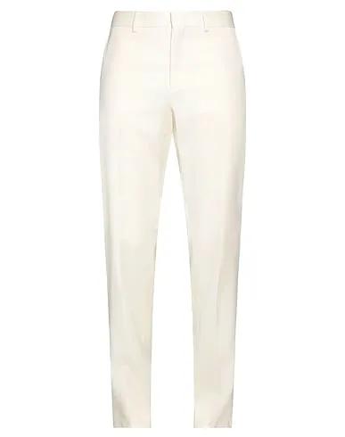 Ivory Cotton twill Casual pants