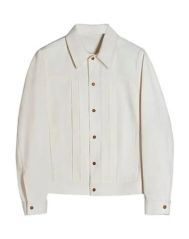 Ivory Cotton twill Jacket