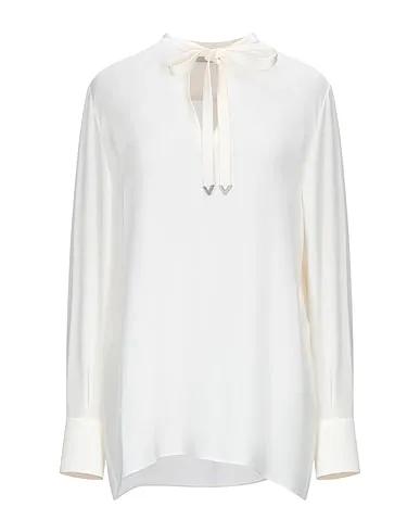 Ivory Crêpe Blouse