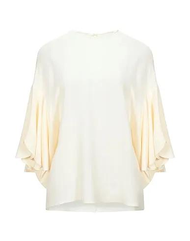 Ivory Crêpe Blouse