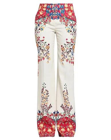 Ivory Crêpe Casual pants
