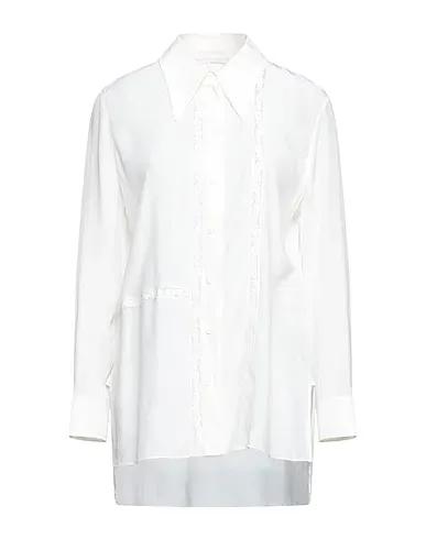 Ivory Crêpe Lace shirts & blouses
