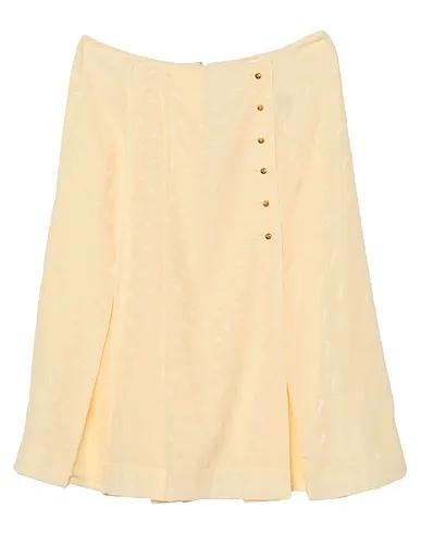 Ivory Crêpe Midi skirt