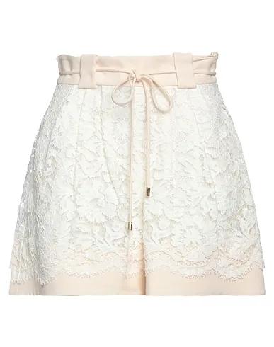 Ivory Crêpe Shorts & Bermuda