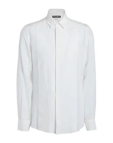 Ivory Crêpe Solid color shirt