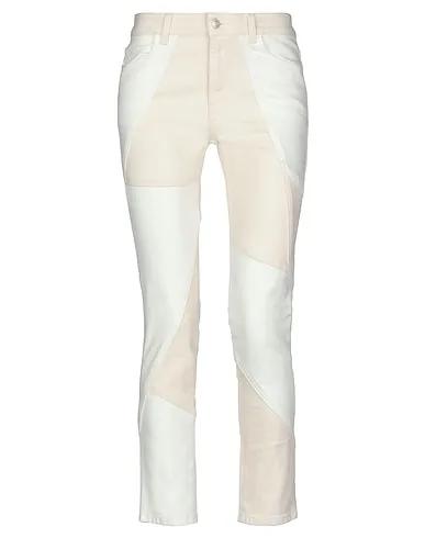 Ivory Denim Denim pants