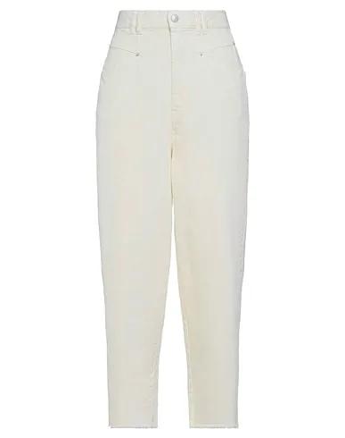 Ivory Denim Denim pants