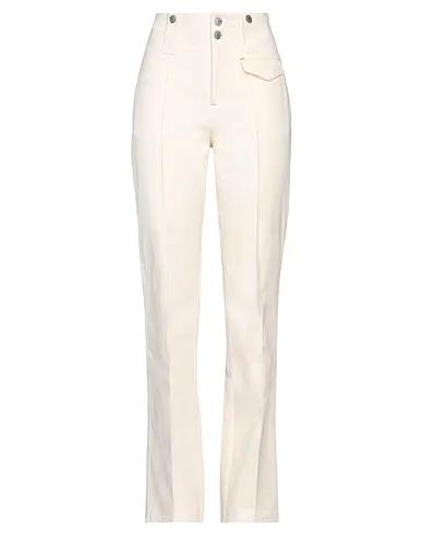 Ivory Denim Denim pants