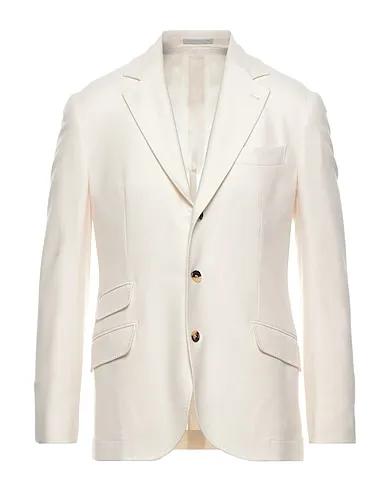 Ivory Flannel Blazer