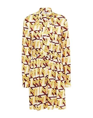 Ivory Jacquard Short dress