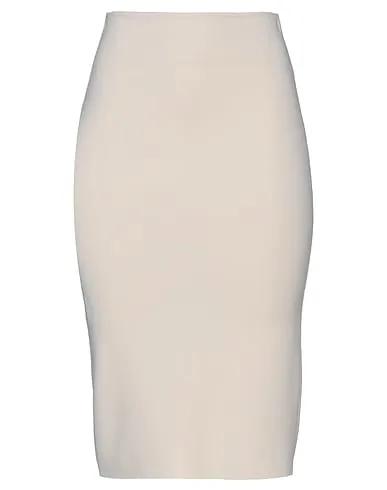 Ivory Jersey Midi skirt