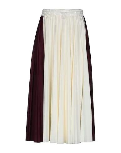 Ivory Jersey Midi skirt