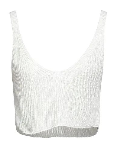 Ivory Knitted Crop top