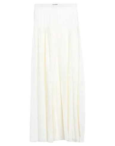 Ivory Knitted Maxi Skirts