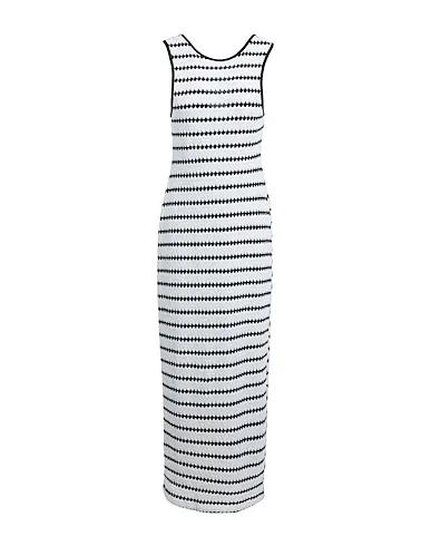 Ivory Knitted Midi dress