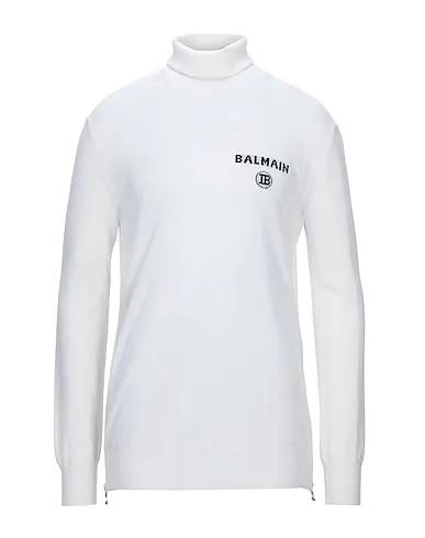 Ivory Knitted Sweater with zip