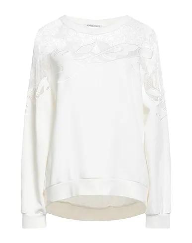 Ivory Lace Sweatshirt