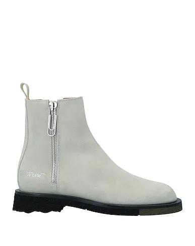 Ivory Leather Boots