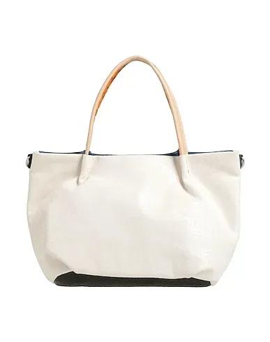 Ivory Leather Handbag