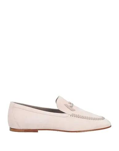 Ivory Leather Loafers