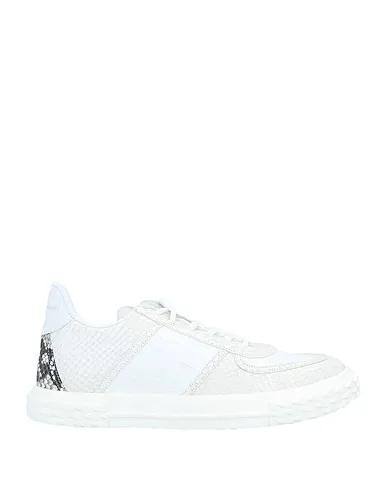 Ivory Leather Sneakers