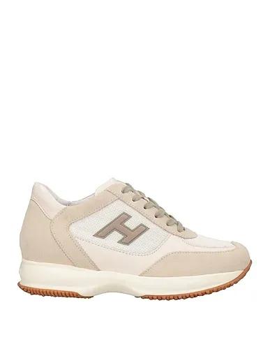 Ivory Leather Sneakers