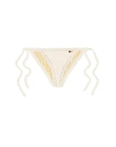 Ivory Plain weave Bikini