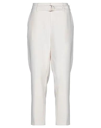 Ivory Plain weave Casual pants