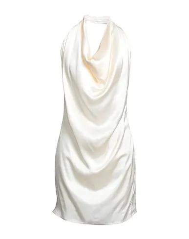 Ivory Satin Short dress