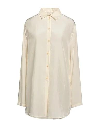 Ivory Satin Silk shirts & blouses