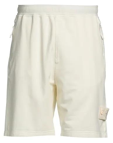 Ivory Sweatshirt Shorts & Bermuda