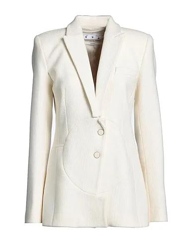 Ivory Velvet Blazer